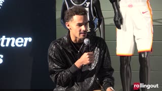 Trae Young surprises kids at Atlanta YMCA