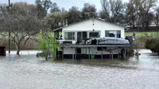 Heavy flooding hits California's San Joaquin Valley