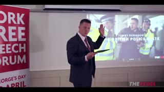 Tommy Robinson's BANNED speech "The British Police State"