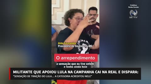 MULHER SE SENTE TRAIDA APÓS TER APOIADO PRESIDENTE