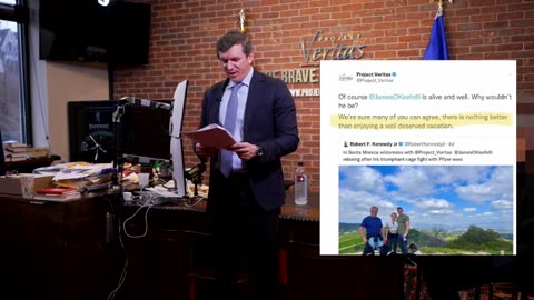 James O'Keefe's Remarks to Project Veritas Staff: "I've been removed from CEO and Board"