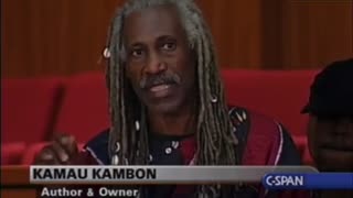 2005 Author & Owner of Blackification Books, Kamau Kambon calls for the extermination of white people, live on C-SPAN.