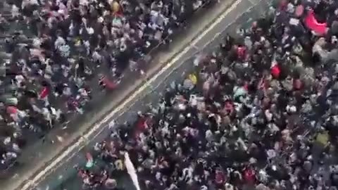 BREAKING : A sea of people in London calling for justice for Palestine and Cease Fire In Gaza Video