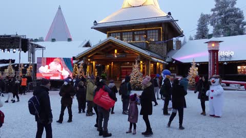 Santa Claus Village Christmas Opening 2022 in Rovaniemi Lapland Finland - Arctic Circle