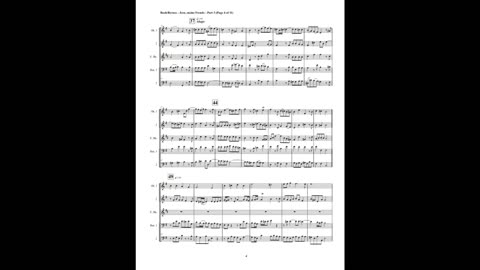 J.S. Bach – Motet: “Jesu, meine Freude”, Part 3 (Double Reed Quintet)