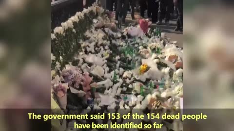 Seoul Halloween stampede! South Koreans mourn 154 people who died in a Halloween stampede in Seoul