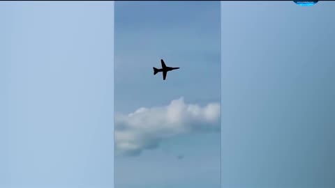 A ship in the sky made a heart out of mist amazing video full