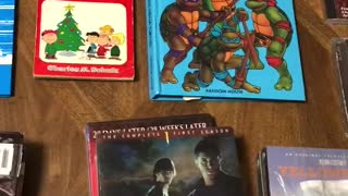 Estate Sale Finds Horror VHS CDs Movies Books Happy Meal Toys