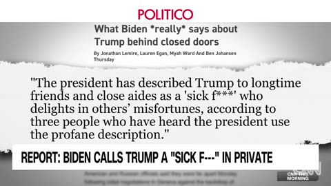 See the moment Biden calls Trump 'sick'