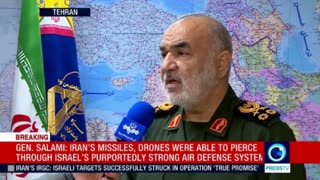 Iran declares attack is over while Gen. Salami makes remarks