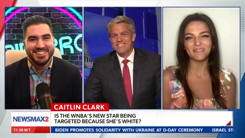 Is WNBA Star Caitlin Clark Being Targeted Because She's White? | Siraj Hashmi joins Newsmax 2