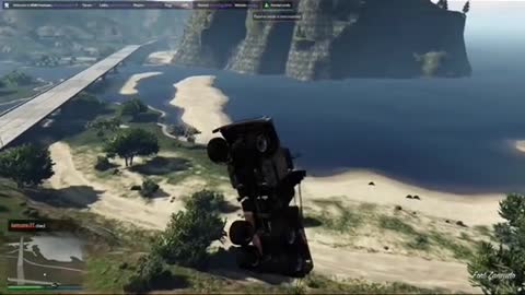 Jumping Over TheMilitaryBase...Usinga Tow Truck... GTAO...