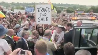 Banksy - Pranks the Royal Visit to Glastonbury (2010)