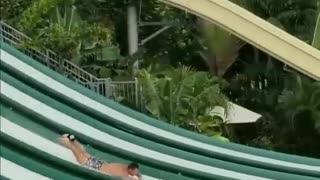 This guy waterslides