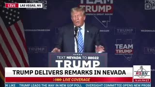 President Trump roasts Joe Biden. Las Vegas crowd loves it.