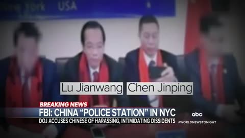 US: China set up secret 'police station' in NYC L WNT