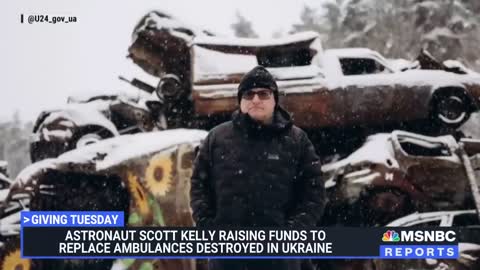 Fmr. NASA Astronaut Cmdr. Scott Kelly Raising Funds To Replace Ambulances Destroyed In Ukraine