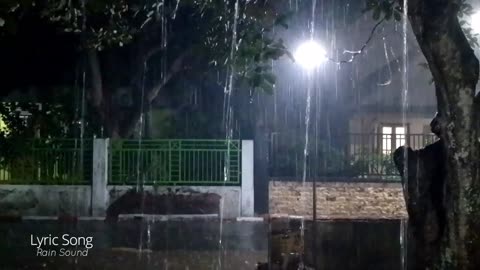 Sound of Rain to Sleep | It Rains at Night in The Village