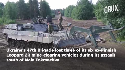 Mine Rollers Lead The Way In Ukraine's Counteroffensive Against Russia But They Have One Big Flaw