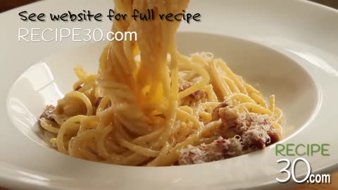 Carbonara learn to make it, You will never pay for meals again! 100%