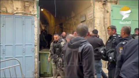 *Clashes between Arab rioters and the security forces in the Old City of Jerusalem