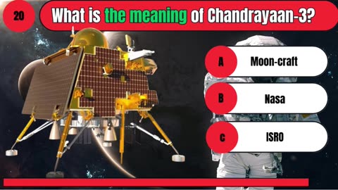 Chandrayaan 3 quiz