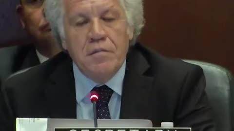 Luis Almagro (OEA): «Maduro y sus seguidores son imputables»