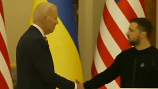 U.S. with Ukraine "for as long as it takes," Biden says in Kyiv