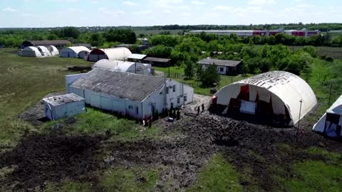 Civil airfield near Kharkiv hit by missile strike