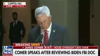 Congressman Comer Says Explosive New Revelation PROVES Biden Committed Bribery