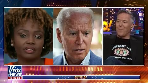 Gutfeld- Karine Jean-Pierre says Biden is reading at a 3rd-grade level