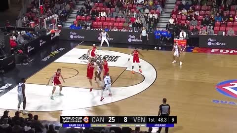 🇨🇦 Canada vs 🇻🇪 Venezuela Basketball Highlights - #FIBAWC 2023 Americas Qualifiers