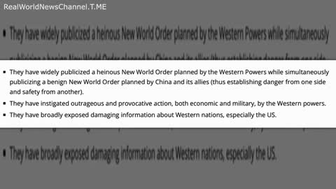 Klaus Schwab and George Soros Declare China Must Lead New World Order