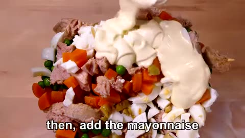 Cooking RUSSIAN SALAD Easy food recipes for dinner