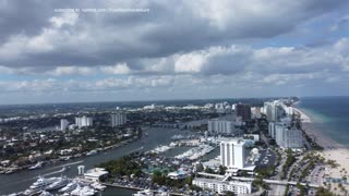Watch Fort Lauderdale Beach From Above 4K