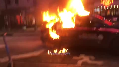 Soros' Antifa Army Blows Up Atlanta Police Car - 1/21/23