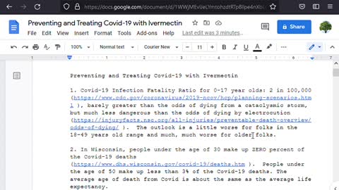 Preventing and Treating Covid-19 with Ivermectin - Iola, WI - Presentation Notes