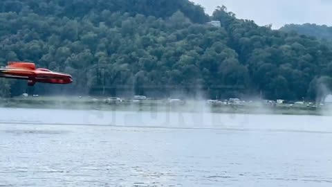 Hydroplane Racing Boat Does Complete Flip at 200 MPH