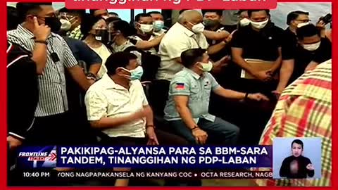 Pakikipag-alyansa para saBBM-Sara tandem,tinanggihan ng PDP-Laban