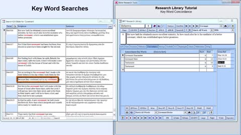 Research Library Tutorial 05: Concordance