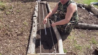 Samantha's gardening -E5- Carrots planting, raise bed dirt change