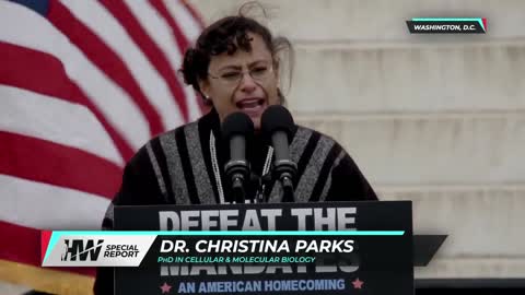 Dr. Christina Parks Full Speech | Defeat The Mandates DC