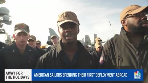 American Sailors Spend First Deployment Abroad During Holiday Season
