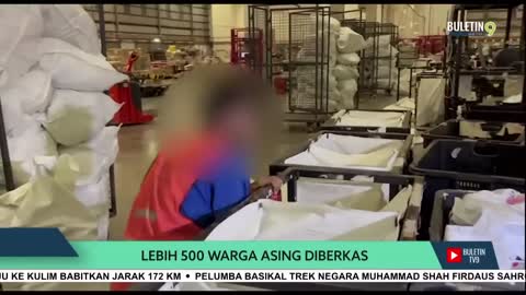 Lebih 500 Warga Asing Diberkas