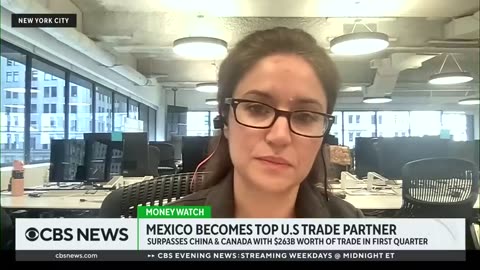 Mexico has surpassed China as America's top trade partner,
