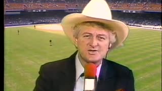 April 26, 1986 - Marv Albert Talks with White Sox General Manager Ken "Hawk" Harrelson