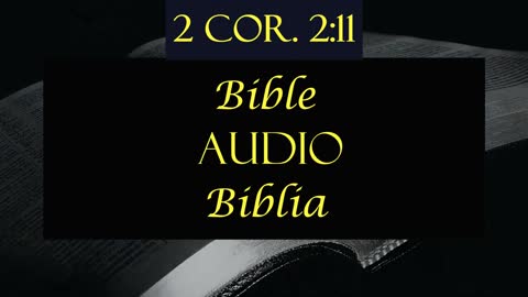 Bible-AUDIO-Bible 2 Cor. 2:11