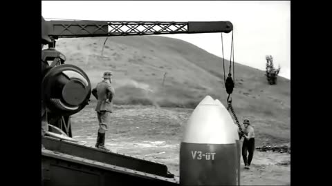 The Great Dictator -1940 CLIP 1_Dud Missle Shell
