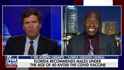 Dr. Joseph Ladapo on Twitter censoring his tweet about a recent COVID vax study