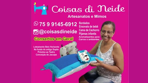 Coisas Di Neide com kits bordados para volta às aulas em Conceição do Jacuípe